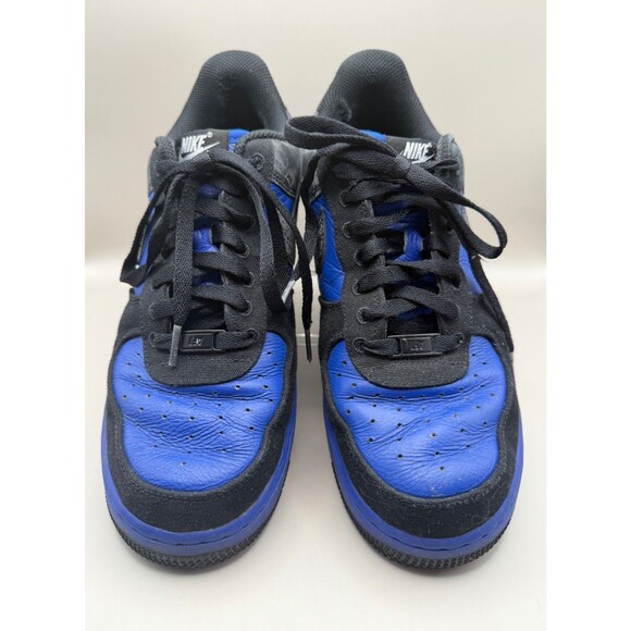 Nike Air Force 1 Low By You Black Royal Blue Size Mens 9.5 DV3892-900  Clean! - Picture 2 of 10